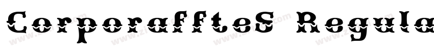 CorporaffteS Regular字体转换